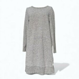 Roots Heather Gray Knit Sweater Dress - Cozy Soft Winter Staple - Size S